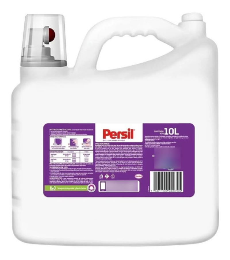 Detergente Liquido Persil 617400 10Lt Para Ropa de Color