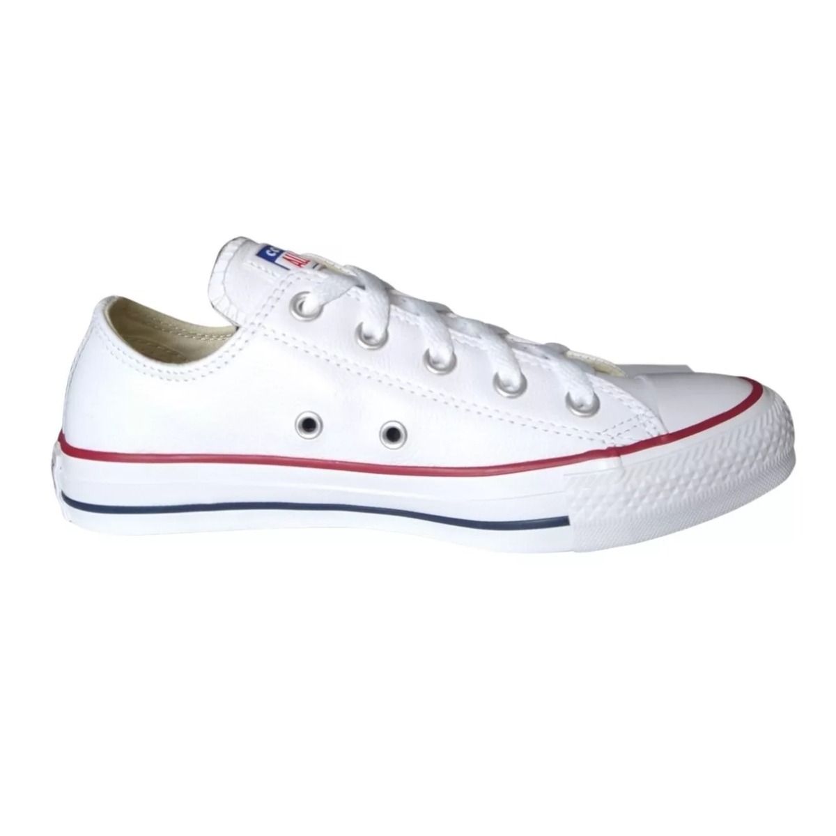 Tenis Converse Unisex Chuck Taylor Choclo Piel Blanco