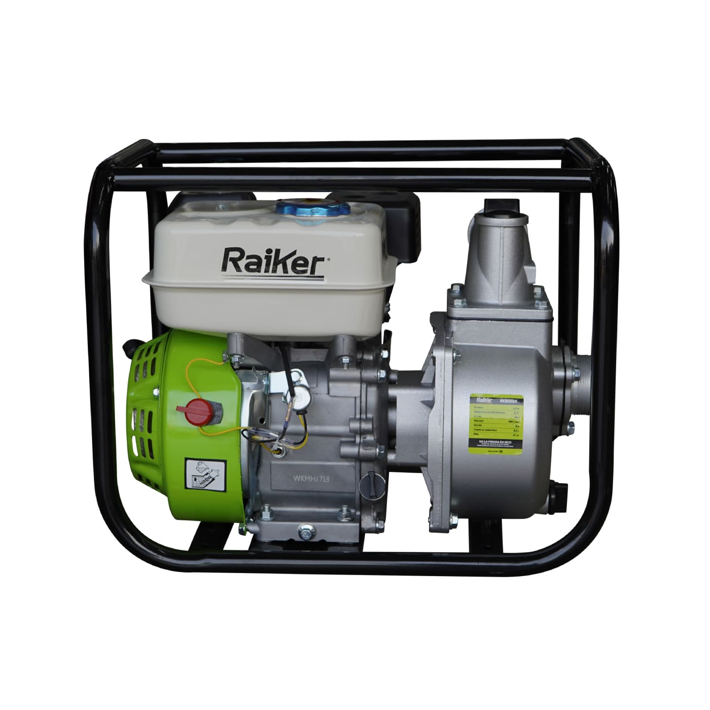 MOTOBOMBA AUTOCEBANTE RAIKER 6.5 HP 2X2 4 TIEMPOS - RKB2265