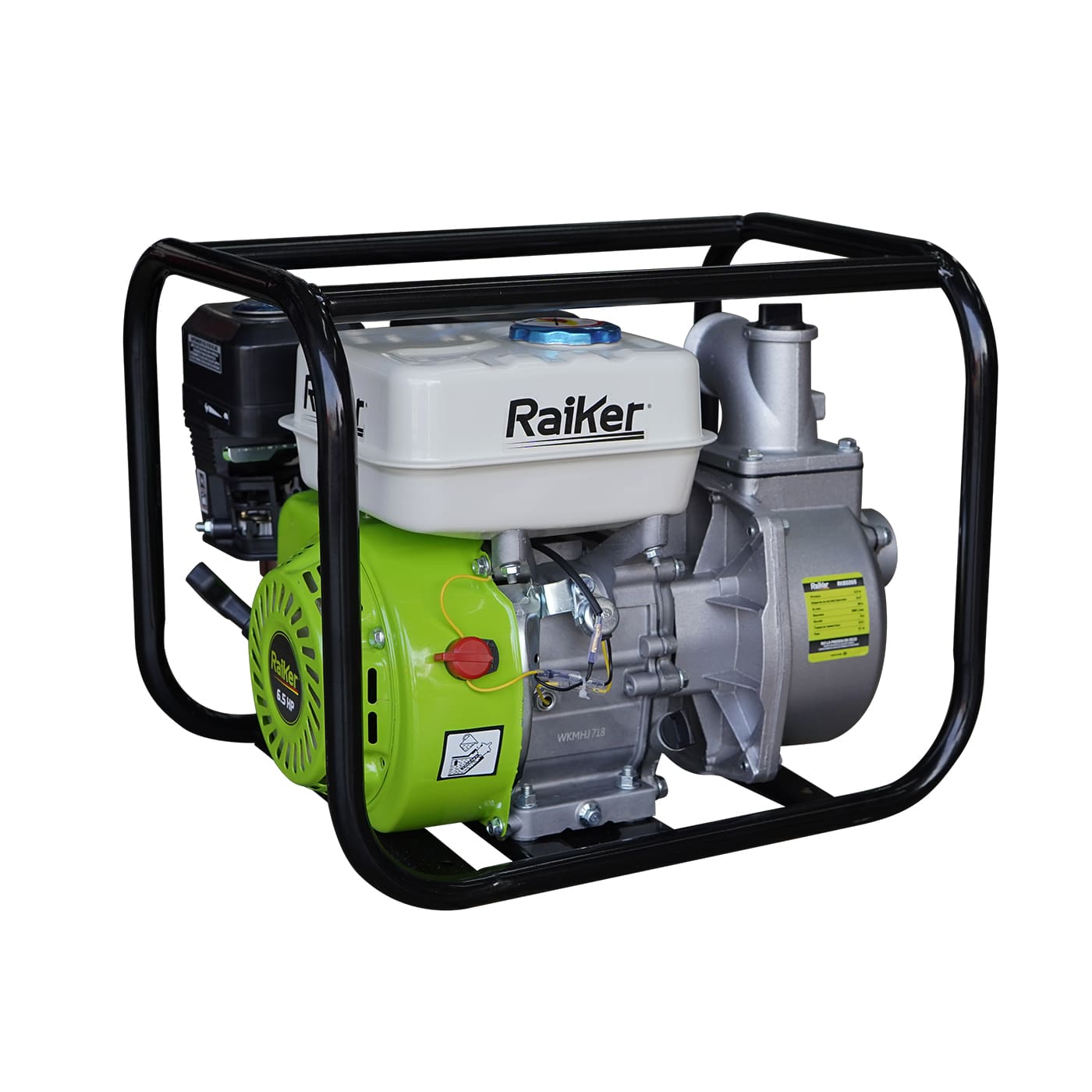 MOTOBOMBA AUTOCEBANTE RAIKER 6.5 HP 2X2 4 TIEMPOS - RKB2265
