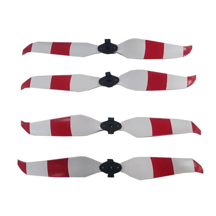 Hélices Mavic Air 2, MXBIP-001-9, 4 Hélices, Blanco con Rojo, DJI Mavic Air 2, Plástico,, BicolorProp