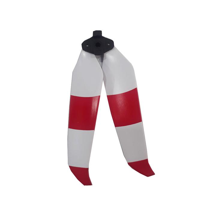 Hélices Mavic Air 2, MXBIP-001-9, 4 Hélices, Blanco con Rojo, DJI Mavic Air 2, Plástico,, BicolorProp