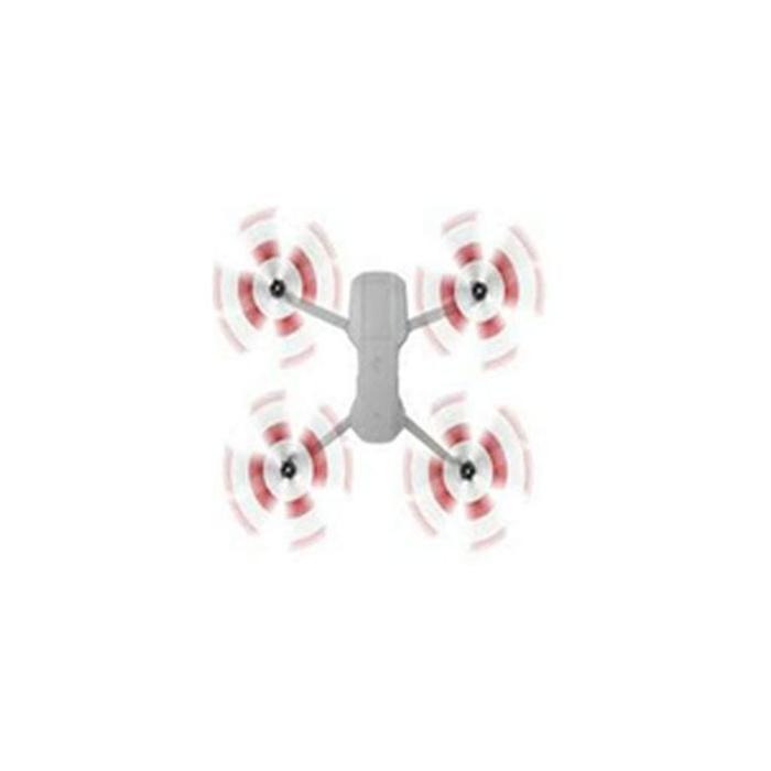 Hélices Mavic Air 2, MXBIP-001-9, 4 Hélices, Blanco con Rojo, DJI Mavic Air 2, Plástico,, BicolorProp