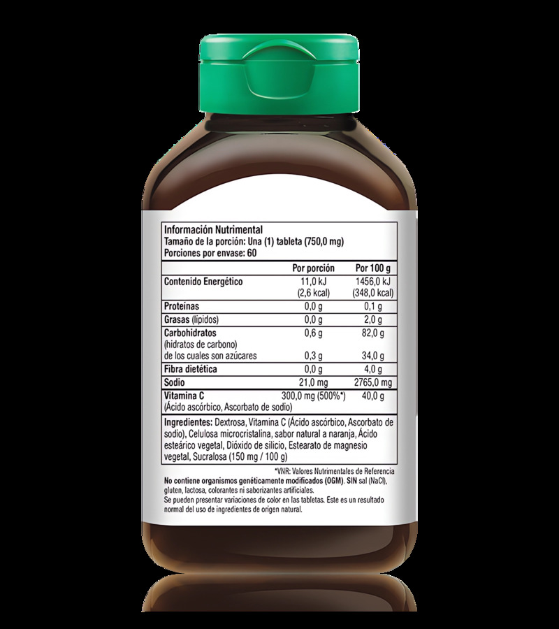 JAMIESON Vitamina C 2x1 suplemento alimenticio 60 tabletas 300mg 