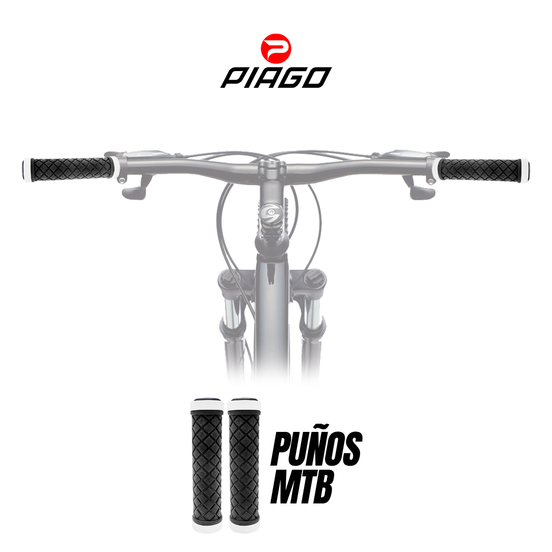 Puños Bicicleta De Hule Para Manubrio Antiderrapante con Ajuste