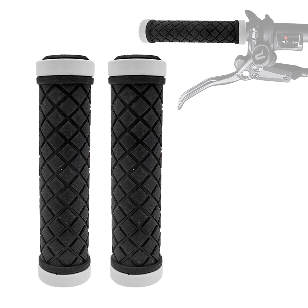 Puños Bicicleta De Hule Para Manubrio Antiderrapante con Ajuste