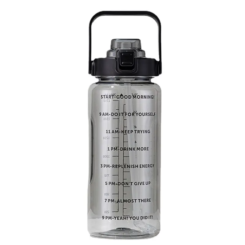 Vaso Botella de Agua Termo Motivacional 2000 ml