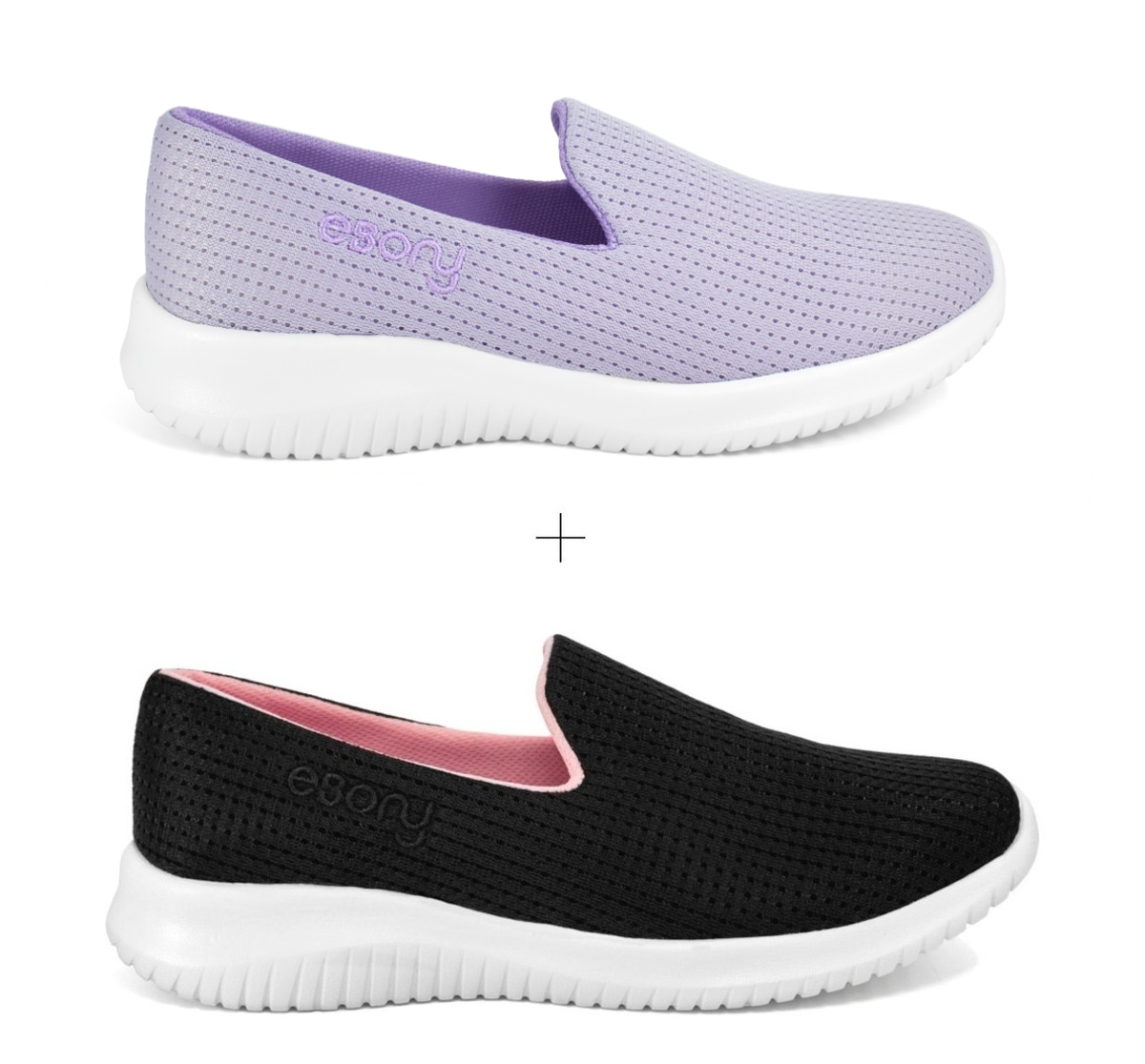 Tenis Zapatos Confort Duo Para Mujer Ebony Descanso Casuales