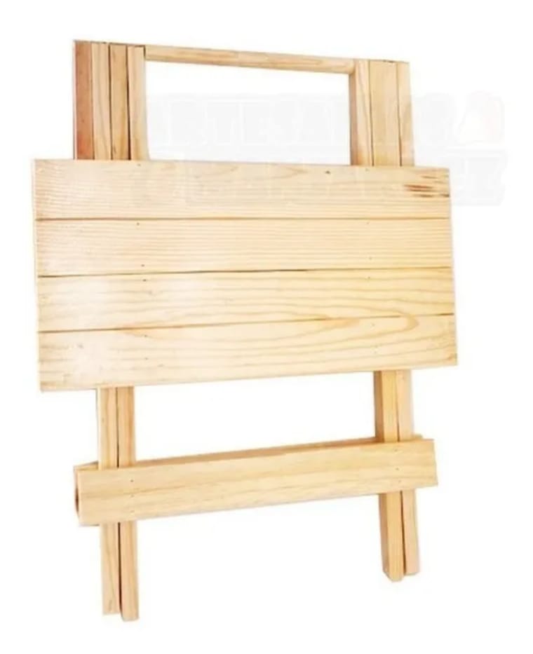 Mesa Plegable De Madera Jardin Casa 