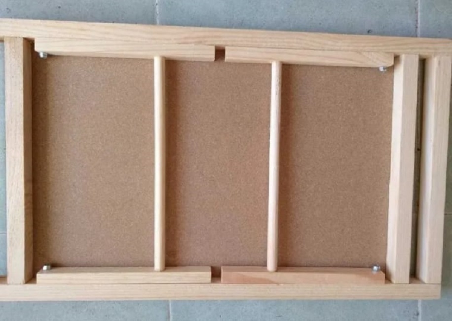 Pack 2 Mesas De Servicio Plegable Cama Laptop Desayunador De Madera