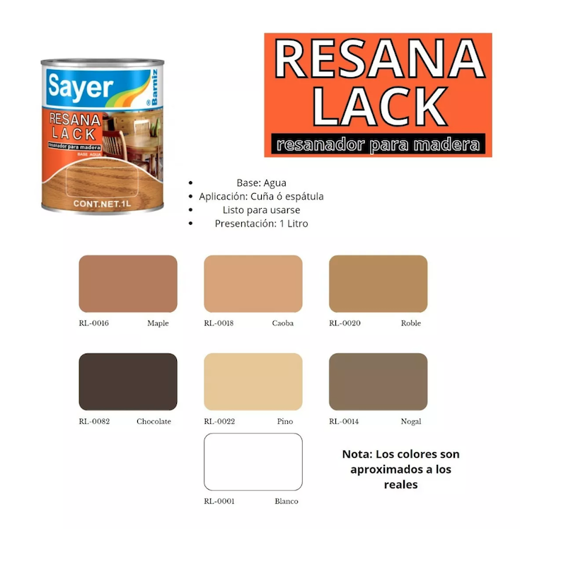 Resana Lack Blanco Lt