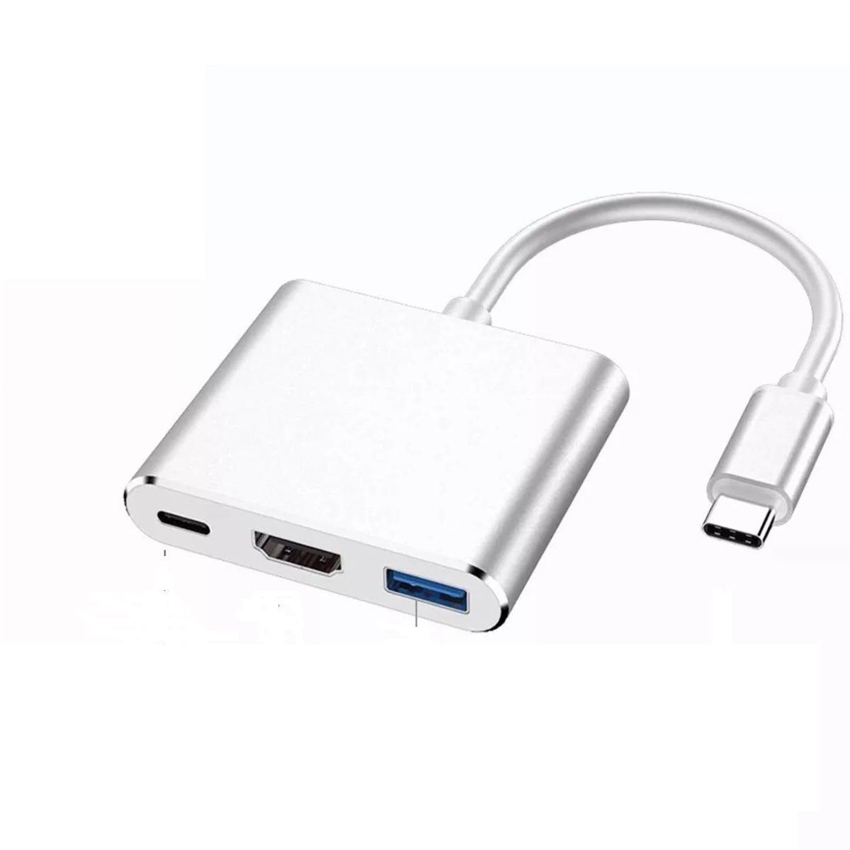 Adaptador Tipo C A Hdmi 4k Hub Convertidor Hub Usb3.0 3 En 1