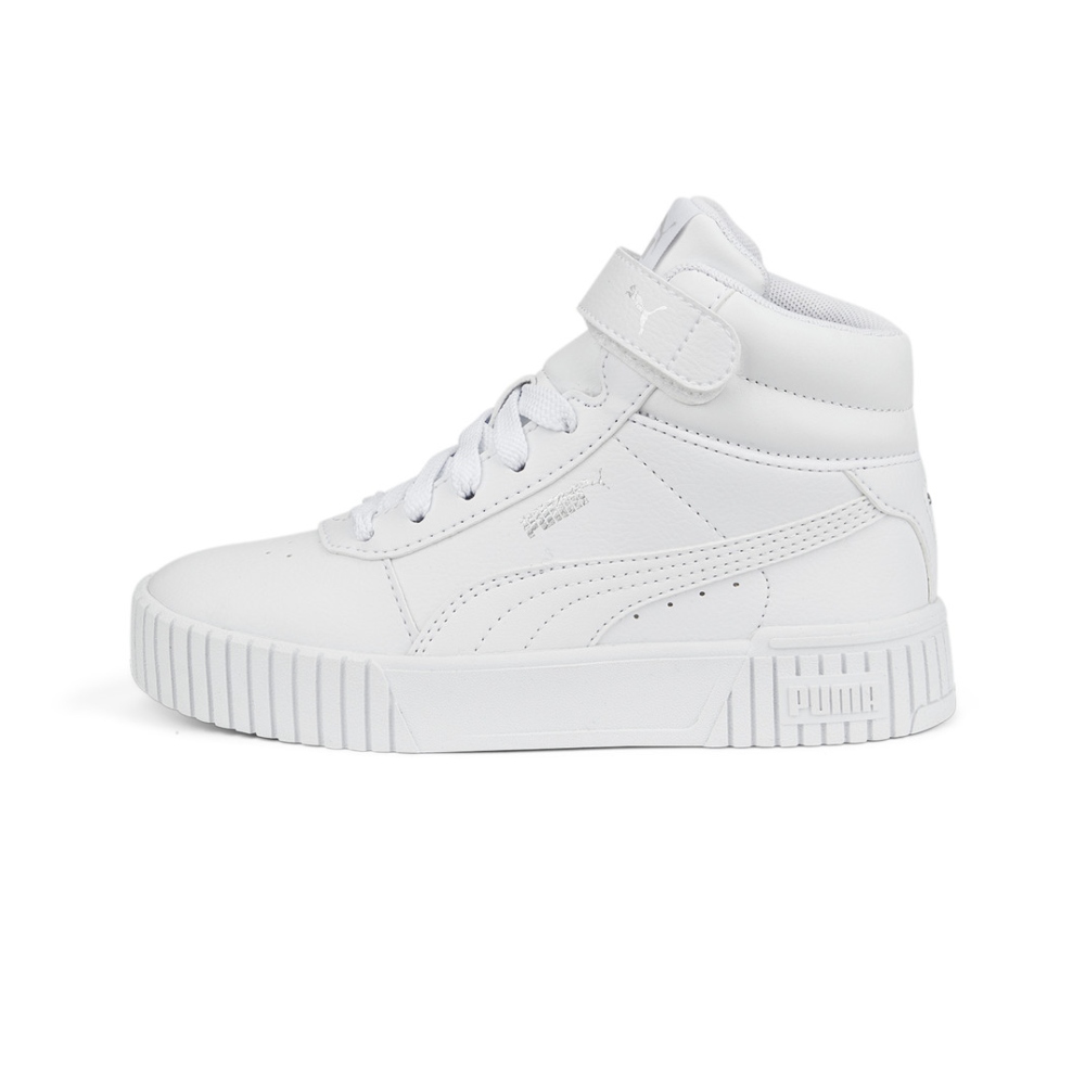 TENIS CASUAL PUMA CARINA 2.0 MID PS BLANCO DE NIÑOS 387377 02
