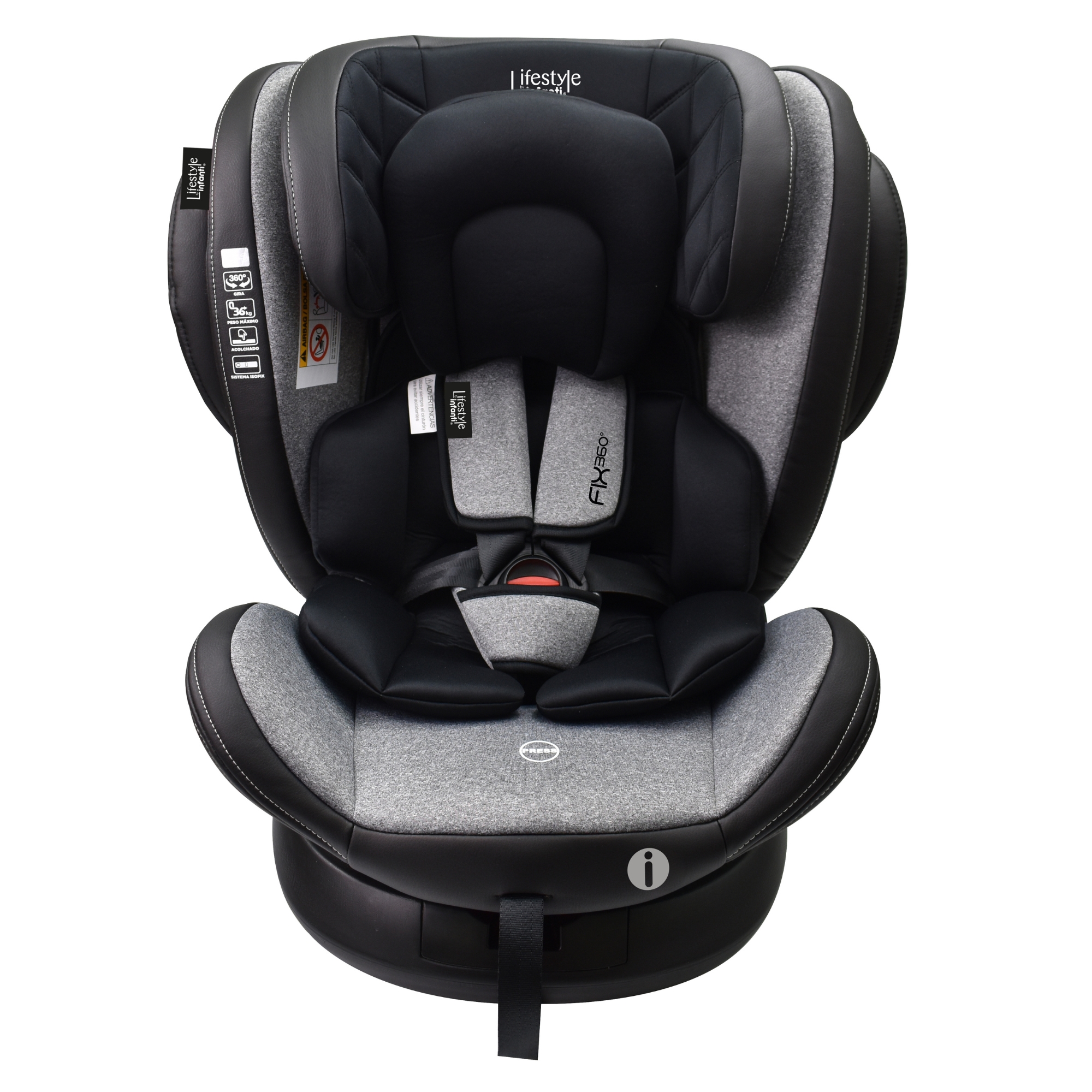 Autoasiento Fix Para Bebe Base De 360 Negro Lifestyle By Infanti