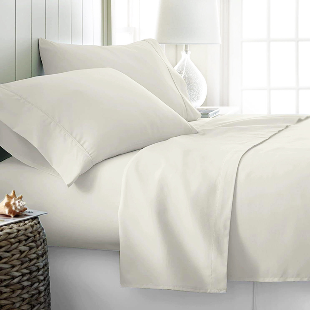 Set de sabanas  100% algodón,  tamaño King Size.