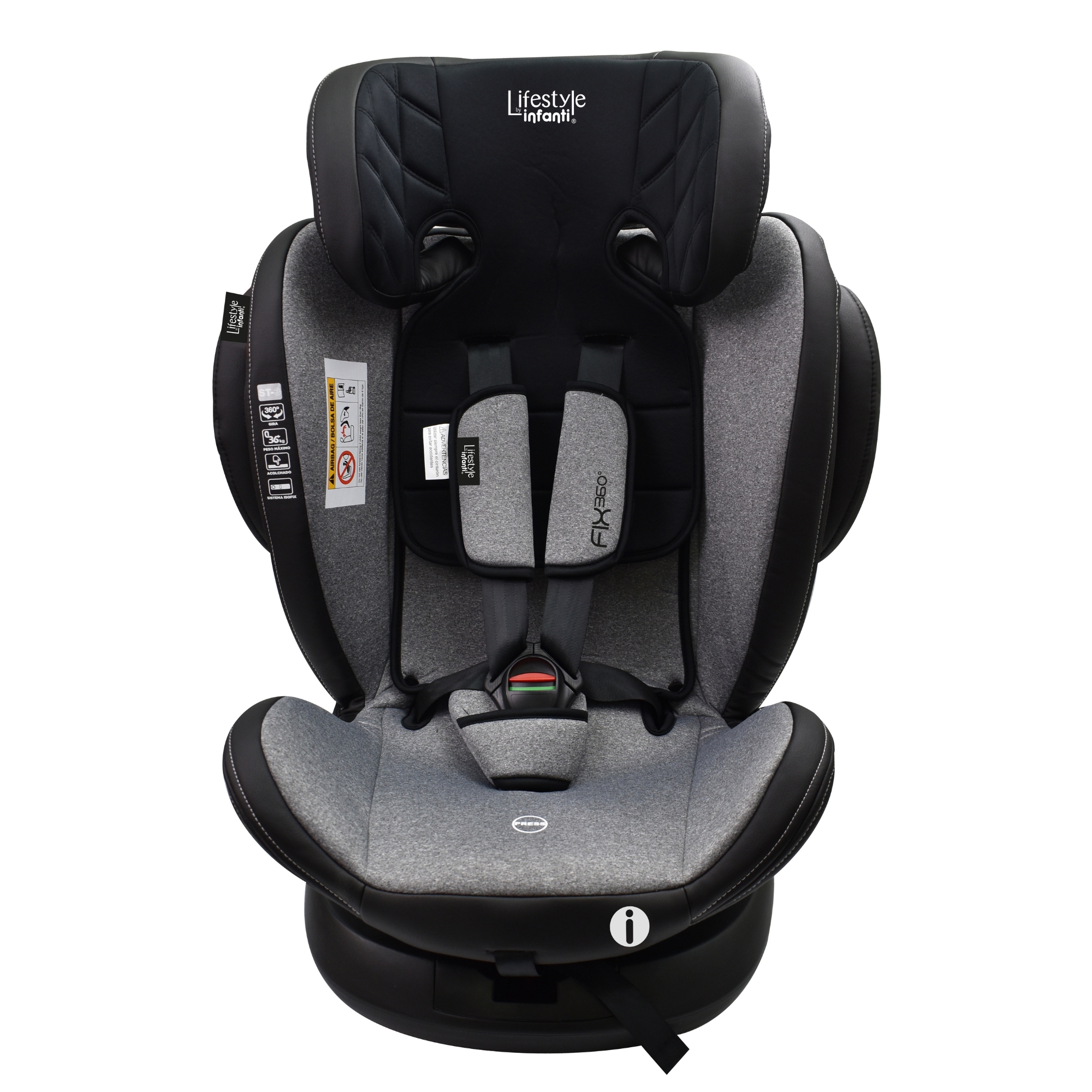 Autoasiento Fix Para Bebe Base De 360 Negro Lifestyle By Infanti