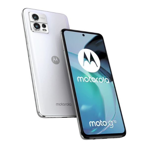 Motorola G72 LTE 6GB, 128GB - Blanco brillante Dual Sim.