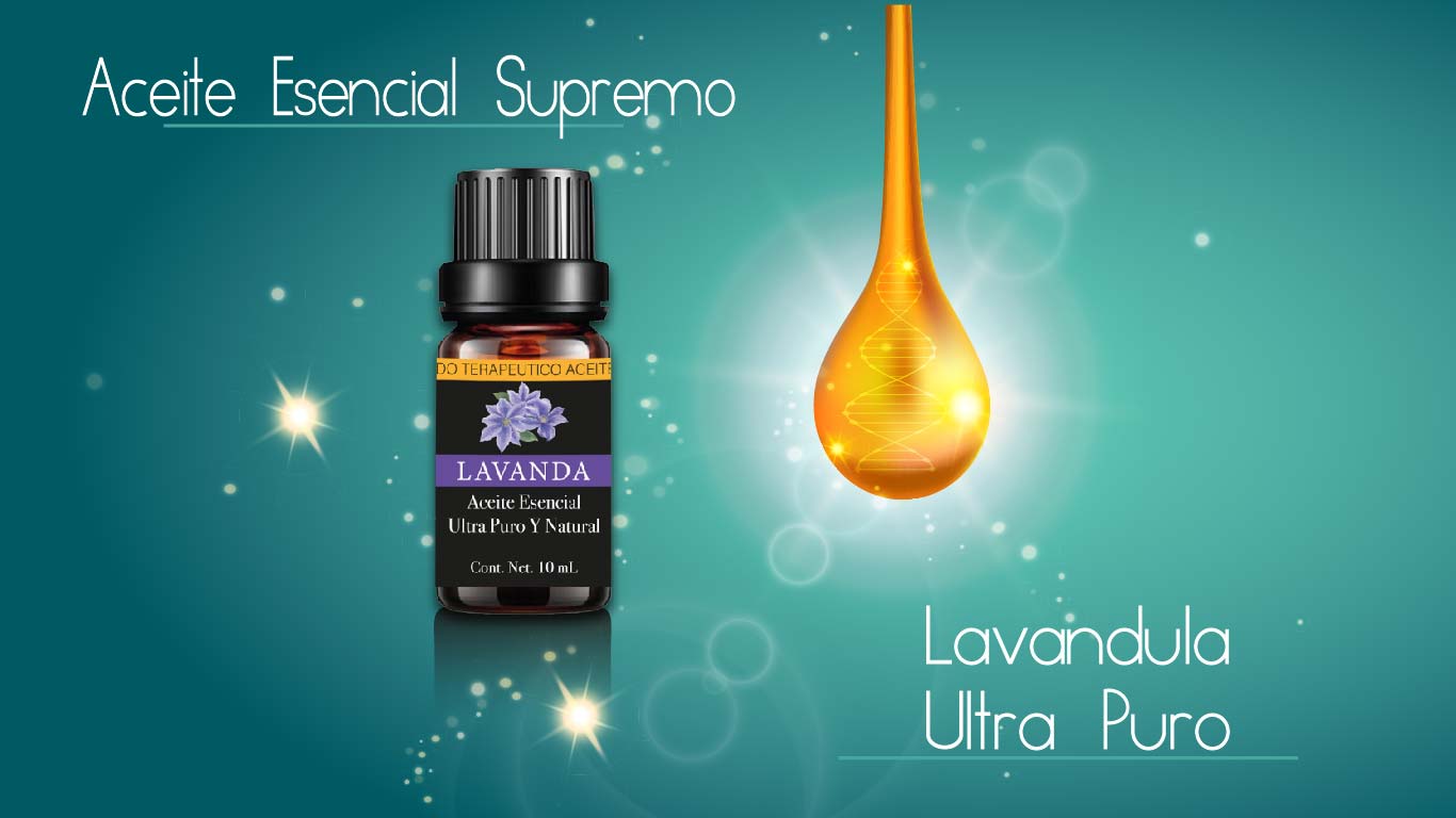 Aceite Esencial Lavanda 100% Natural Y Puro Aromaterapia
