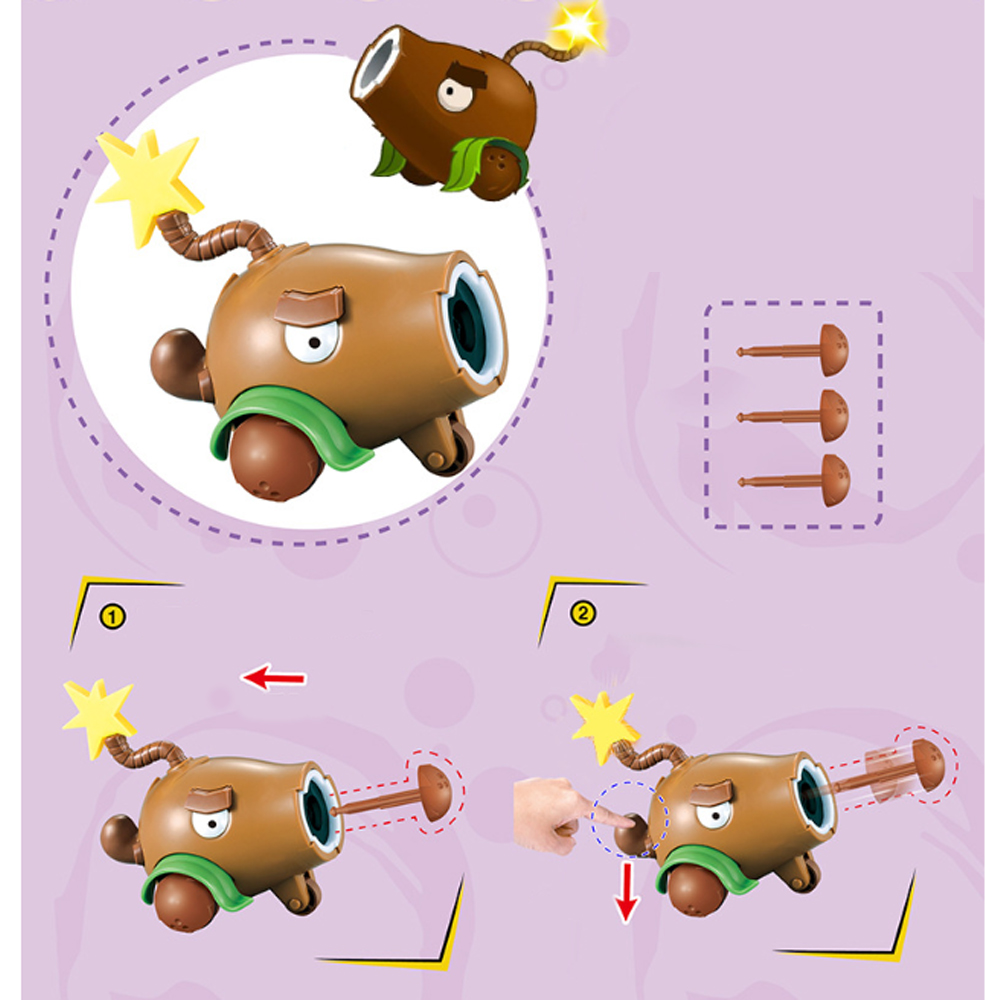 Plantas Vs Zombies Juego Personajes Juguetes Niños