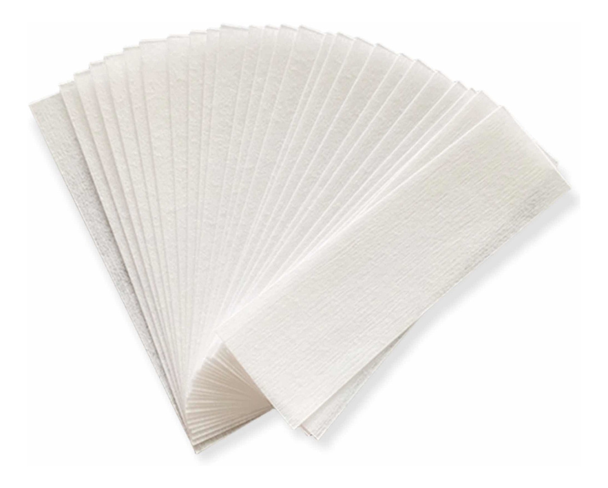 100 Tiras De Papel Para Depilación En Cera. Depilar,dama FUNBU