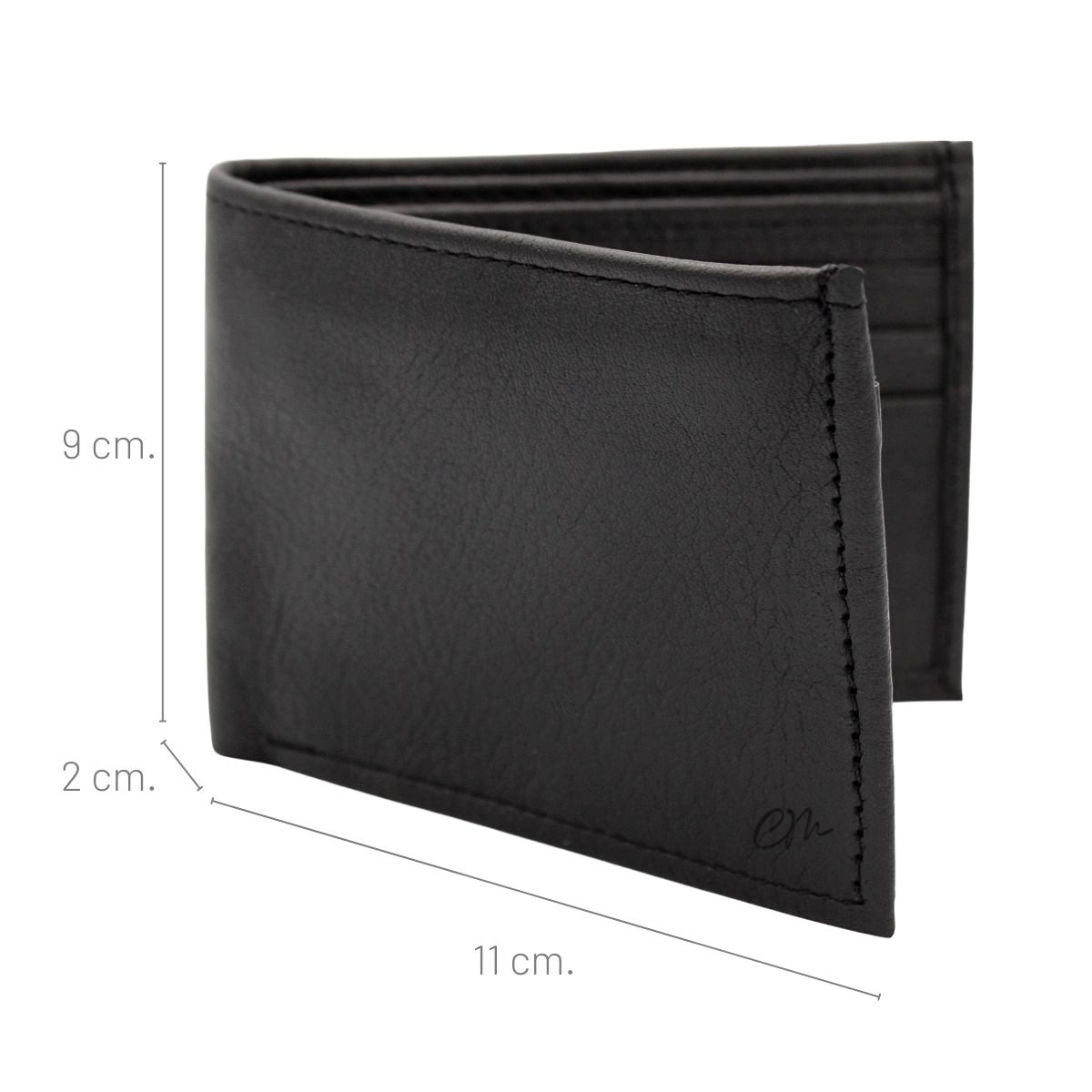 Cartera Billetera Carteras México Bifold Compartimiento Secreto Piel Genuina Regalo Hombre