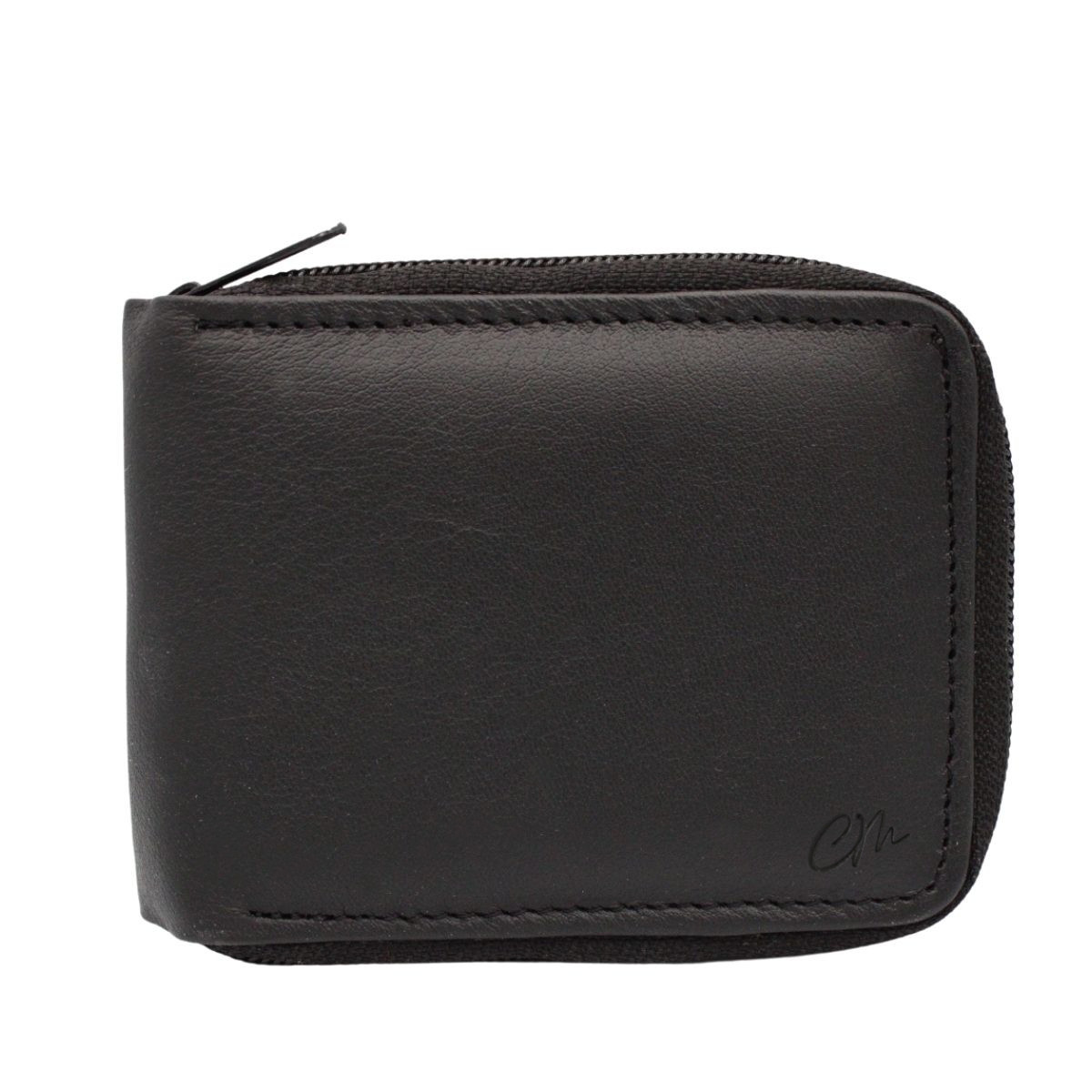 Cartera Billetera Carteras México Box Cierre Piel Genuina Regalo Hombre