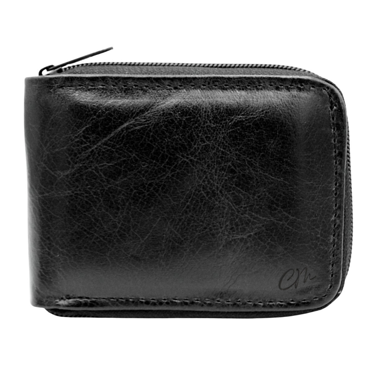 Cartera Billetera Carteras México Box Cierre Premium Piel Genuina Regalo Hombre