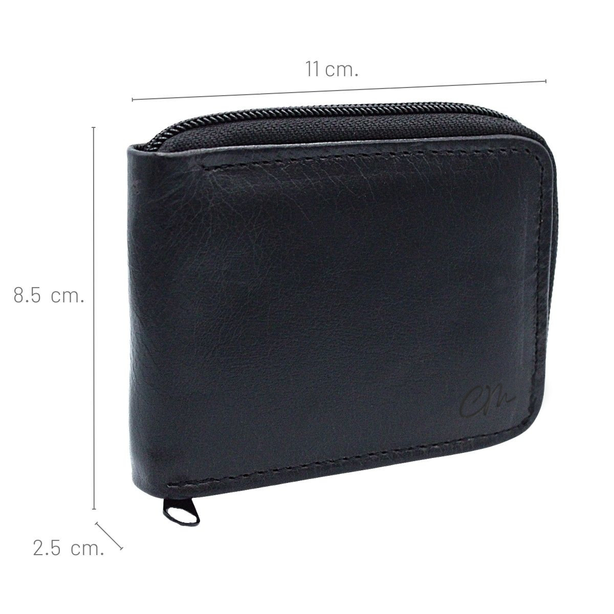 Cartera Billetera Carteras México Box Cierre Premium Piel Genuina Regalo Hombre