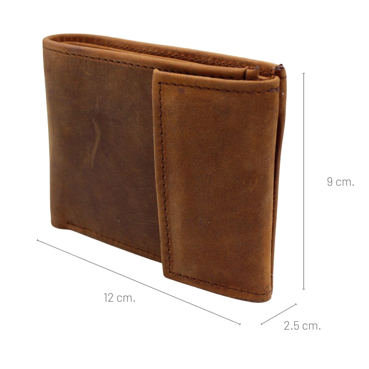 Cartera Billetera Carteras México Contacto Nobuck Piel Genuina Regalo Hombre