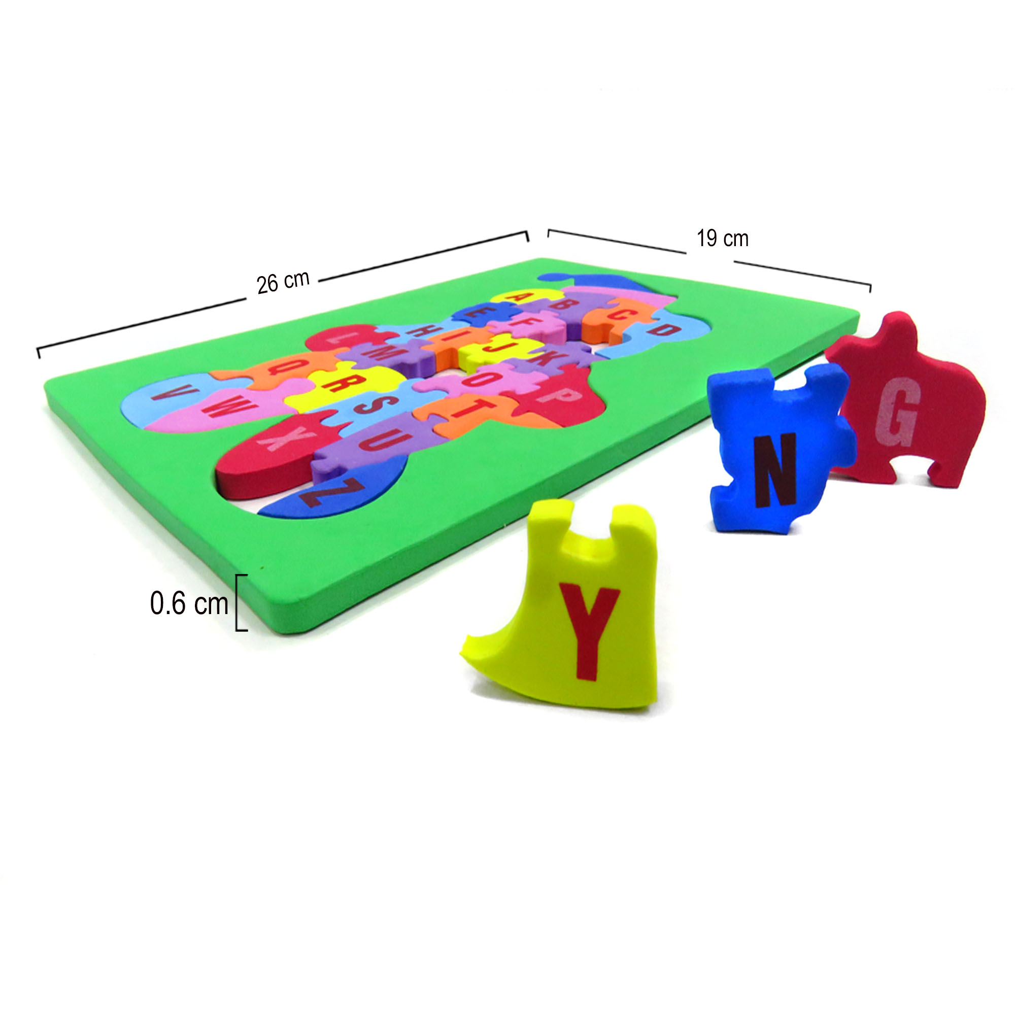 Tabla didactica de Foamy Forma Oso para niños infantiles buen regalo juego educativo aprendizaje