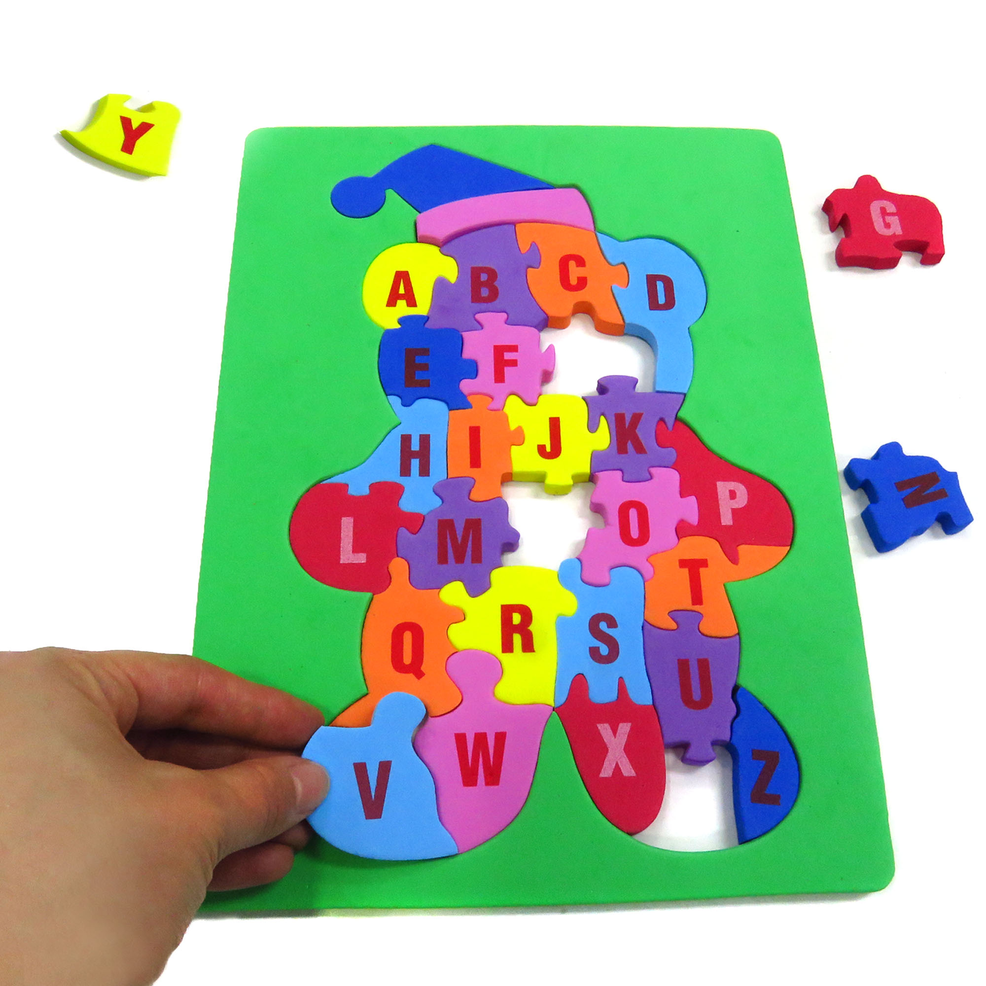 Tabla didactica de Foamy Forma Oso para niños infantiles buen regalo juego educativo aprendizaje