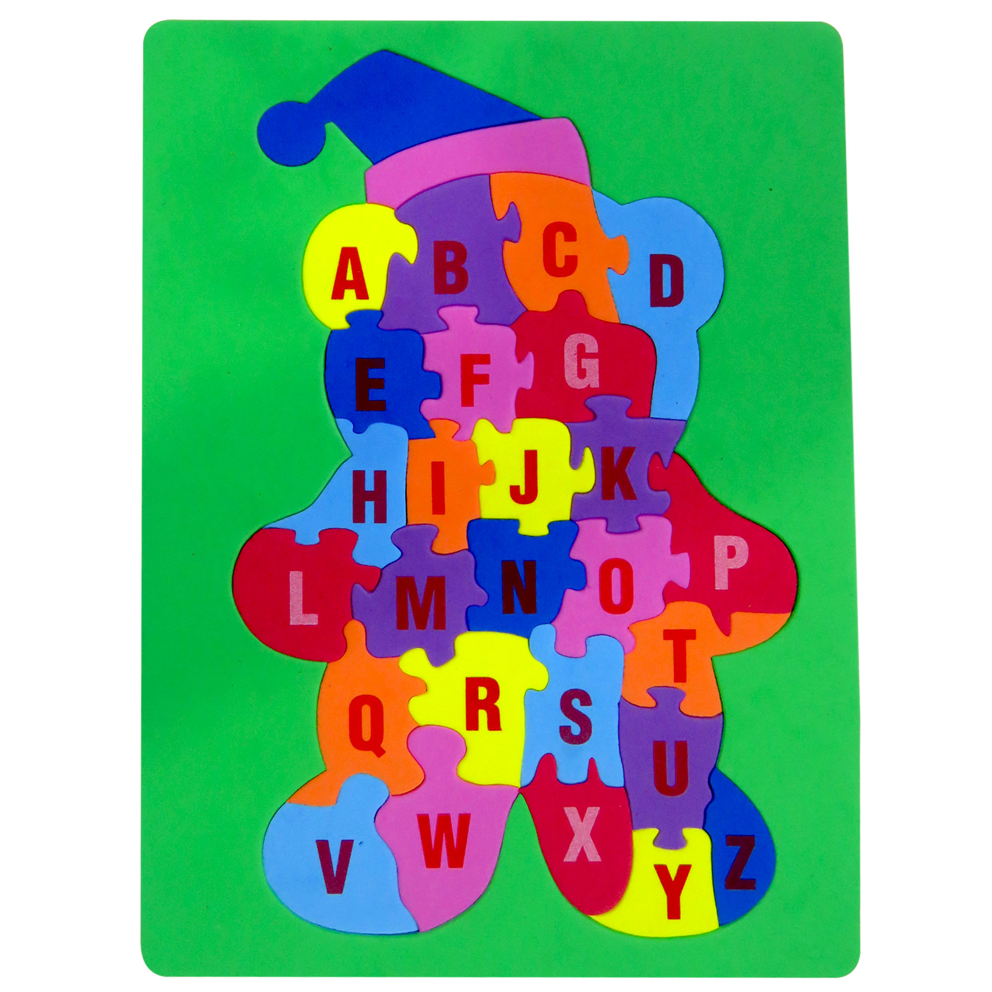 Tabla didactica de Foamy Forma Oso para niños infantiles buen regalo juego educativo aprendizaje