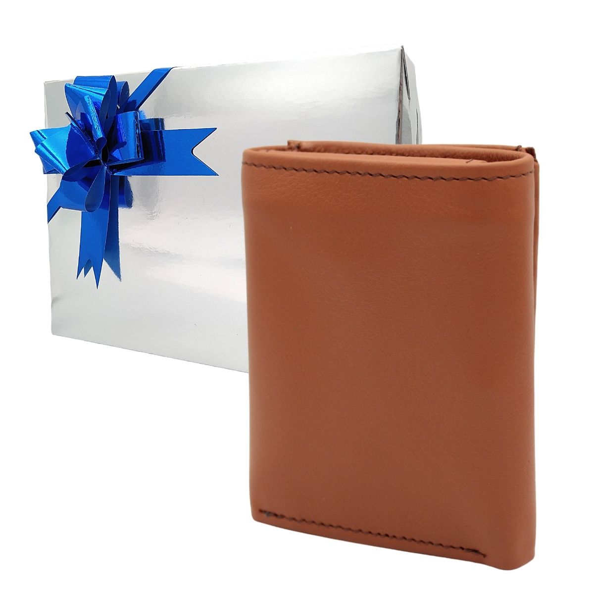 Cartera Billetera Carteras México Triple Premium Piel Genuina Regalo Hombre