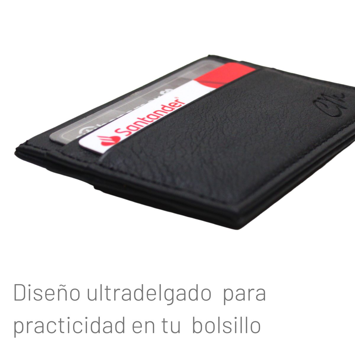 Tarjetero Billetes Carteras México Minimalista Piel Genuina Hombre