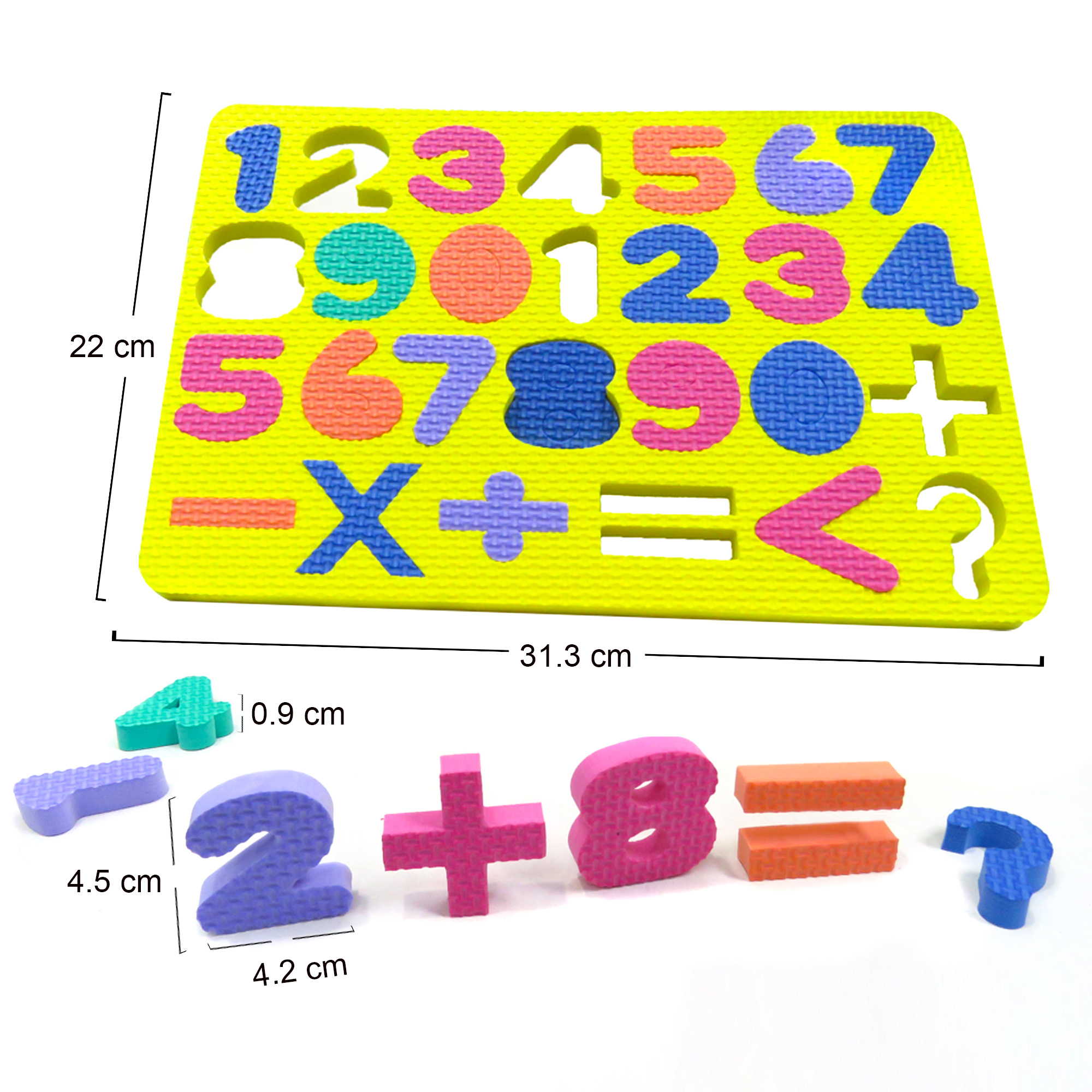 Tabla didactica de Foamy numeros para niños infantiles buen regalo juego educativo aprendizaje