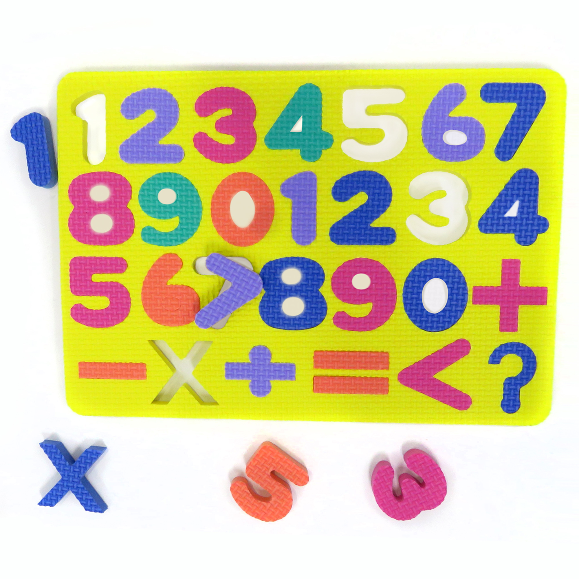 Tabla didactica de Foamy numeros para niños infantiles buen regalo juego educativo aprendizaje