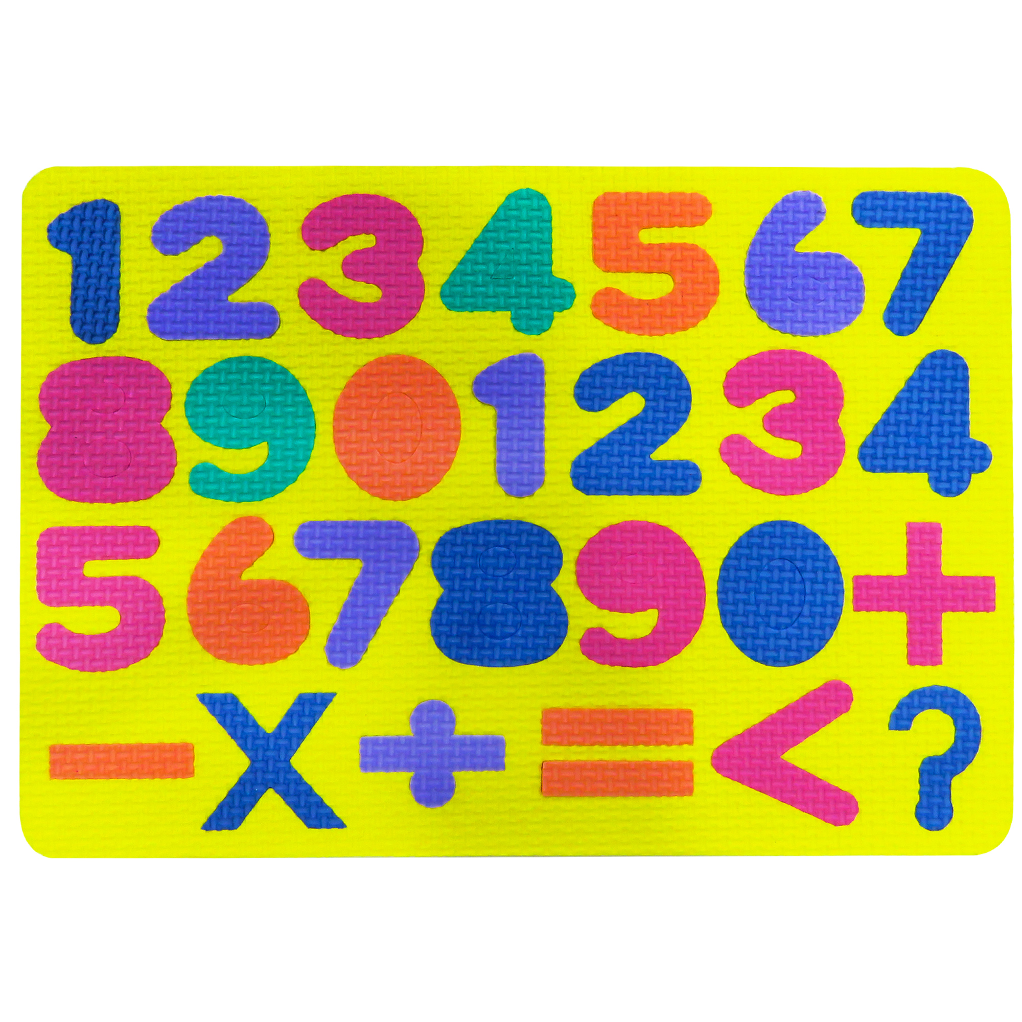 Tabla didactica de Foamy numeros para niños infantiles buen regalo juego educativo aprendizaje
