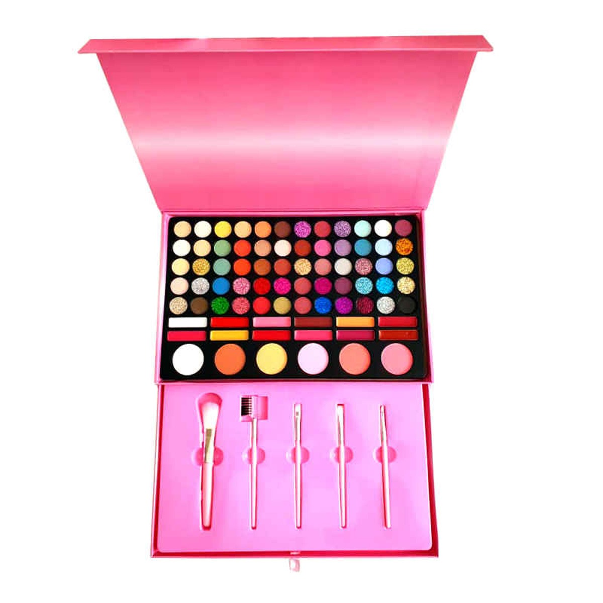 Paleta De Sombras Huda New Larga Duración Para Maquillaje, Set De Sombras Para Maquillaje Profesional, Kit De Maquillaje Profesional Con Brochas
