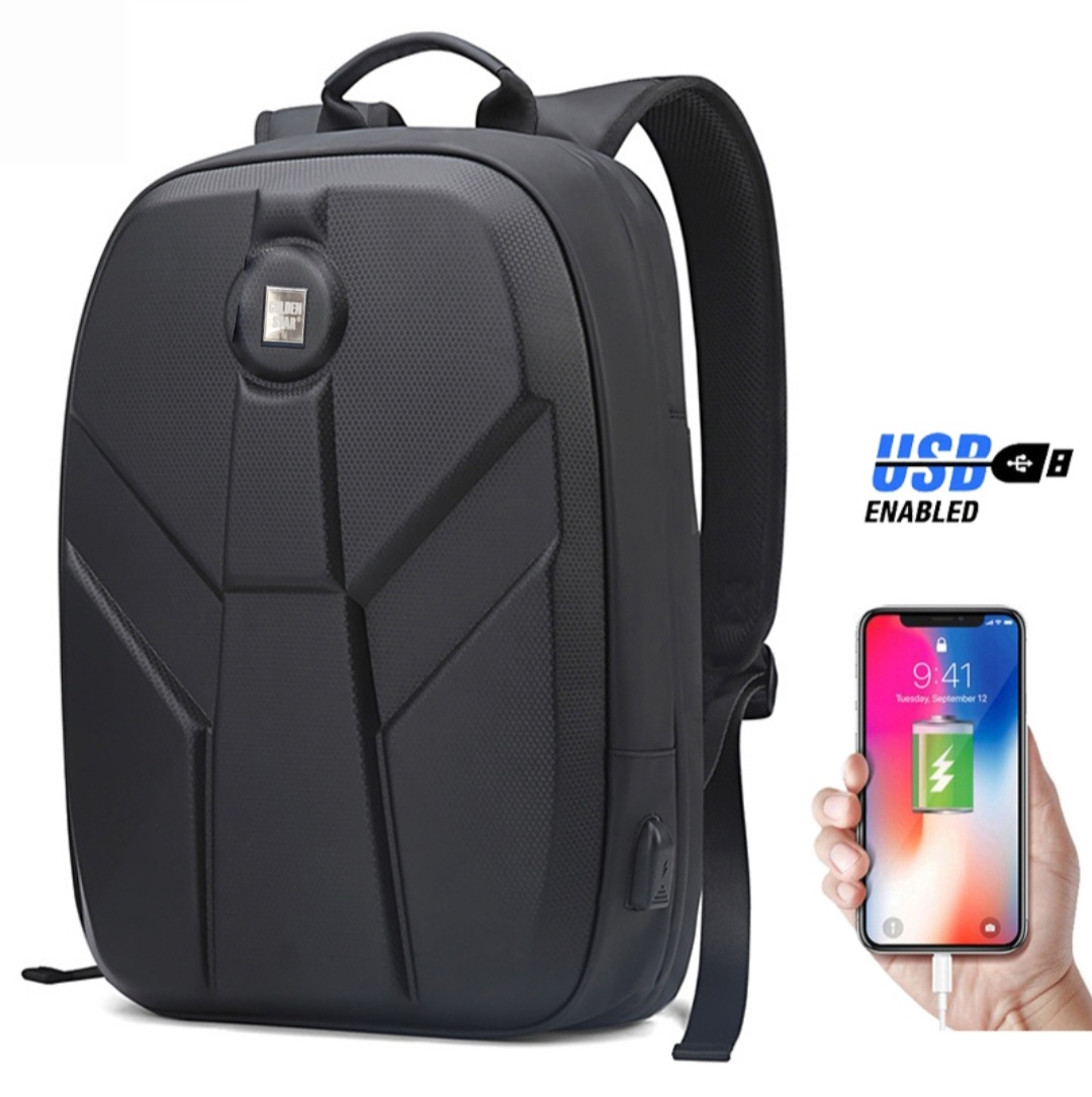 Mochila Portalaptop Golden Star Premium con USB, Antirobo