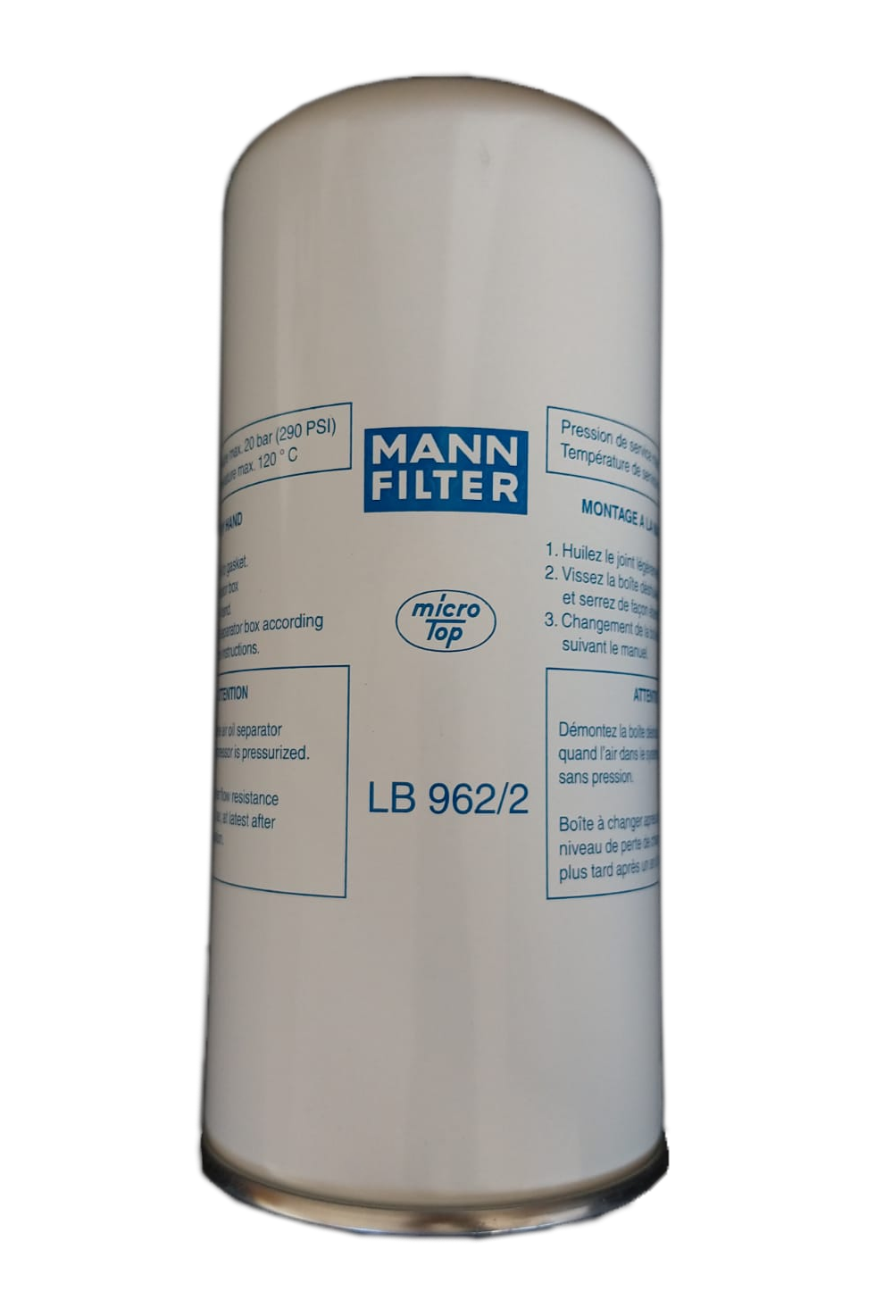 Lb962/2 Filtro Separador Aire Aceite Lb 962/2 As2451