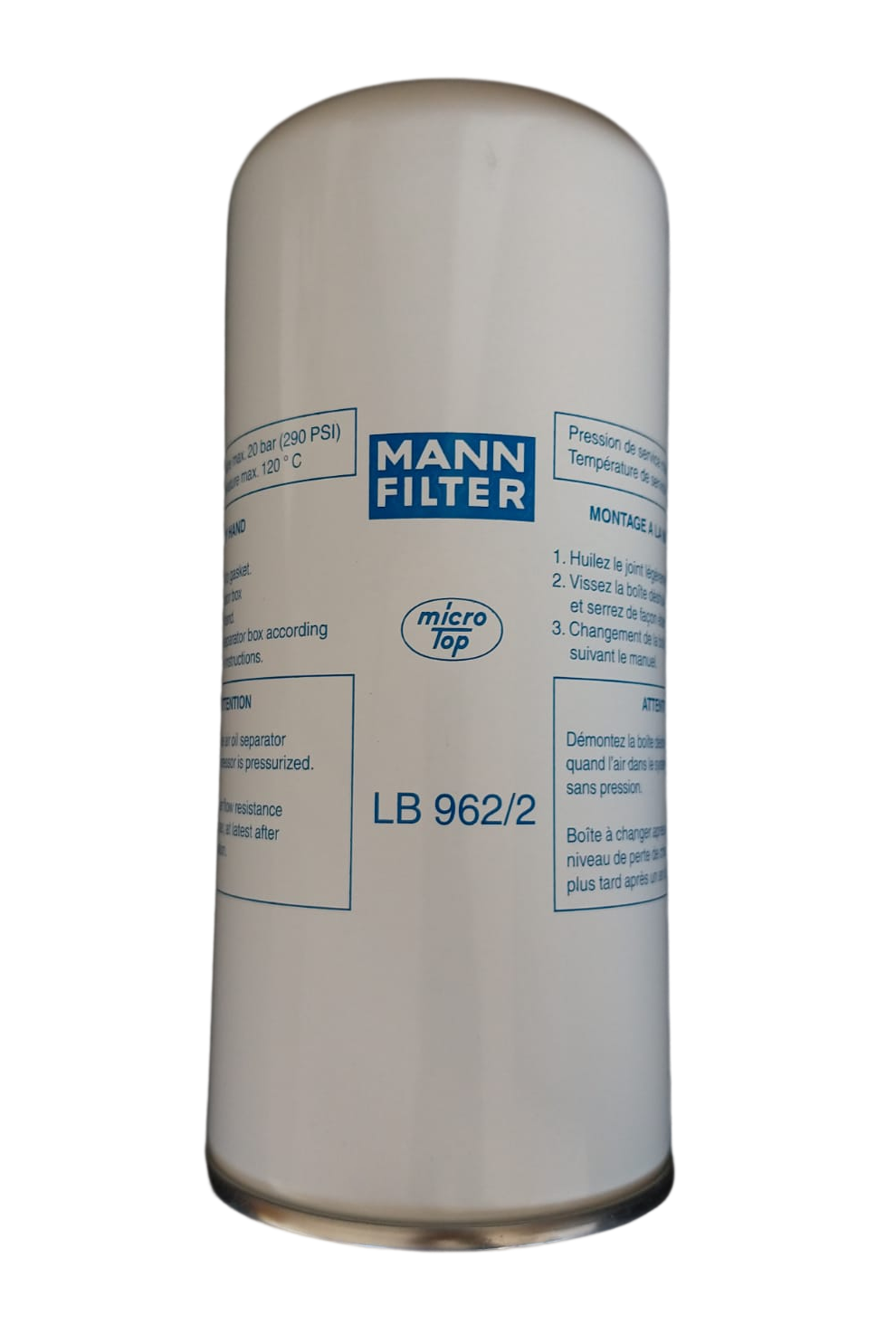Lb962/2 Filtro Separador Aire Aceite Lb 962/2 As2451