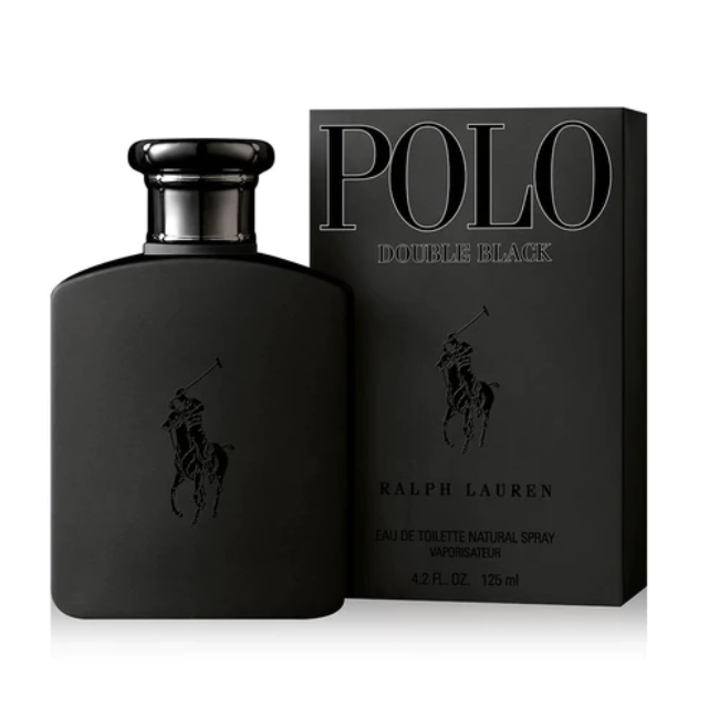 Perfume Polo Double Black para Hombre Ralph Lauren EDT 125ML