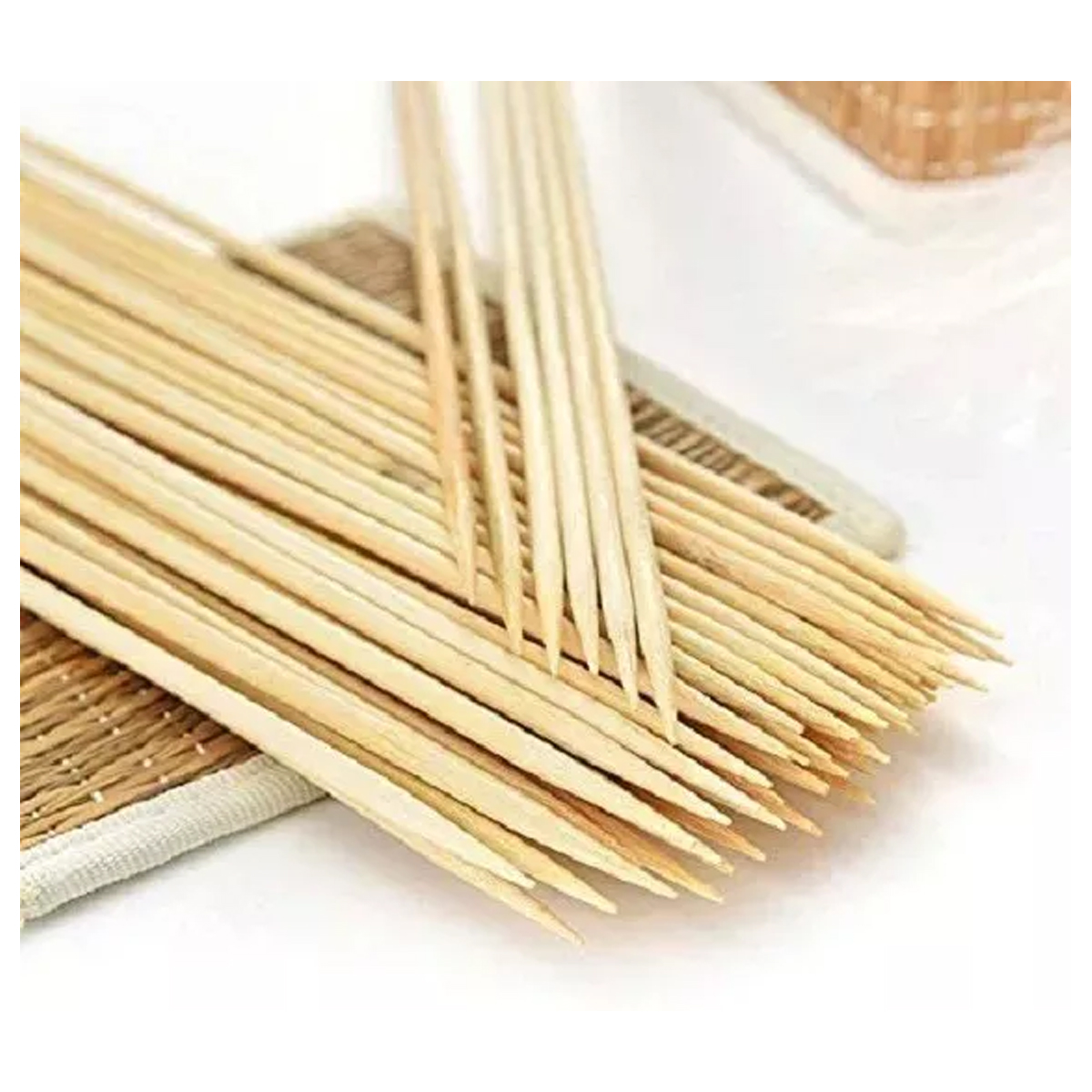 Palillos De Bambu Para Brochetas 19 cm 450pz