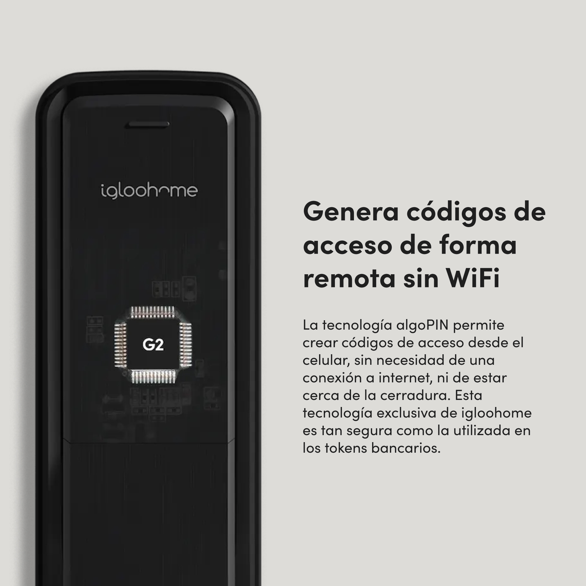 Cerradura Inteligente igloohome Push-Pull Mortise ideal para Airbnb