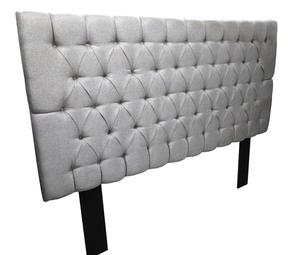 Cabecera Capitonada Soho Plata King Size, El Bazar Store