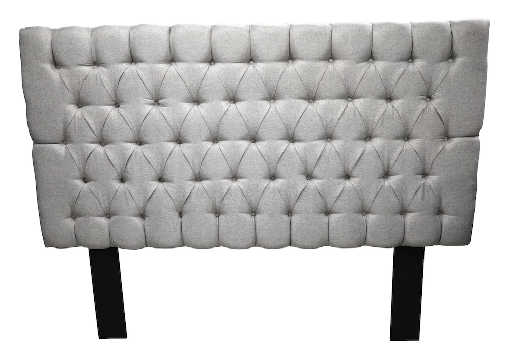 Cabecera Capitonada Soho Plata King Size, El Bazar Store