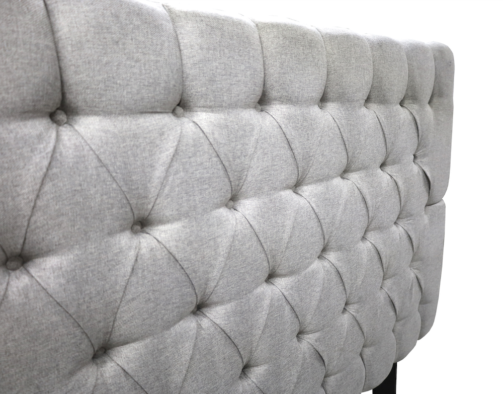 Cabecera Capitonada Soho Plata King Size, El Bazar Store