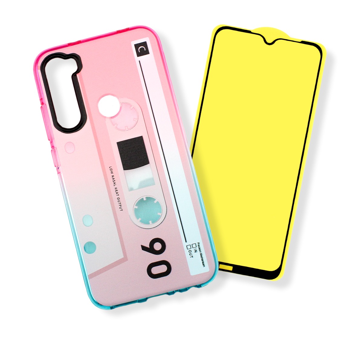 Funda Triche para Xiaomi Redmi Note 11 Diseño Cassette color Rosa/ Azul