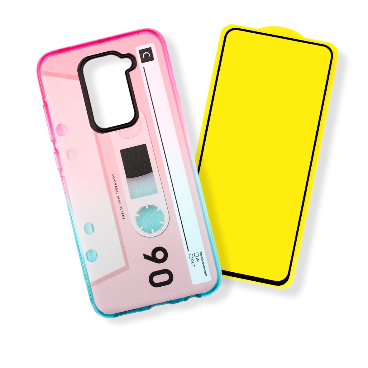 Funda Triche Color Rosa Con Diseño Cassette Para Xiaomi Redmi 9a