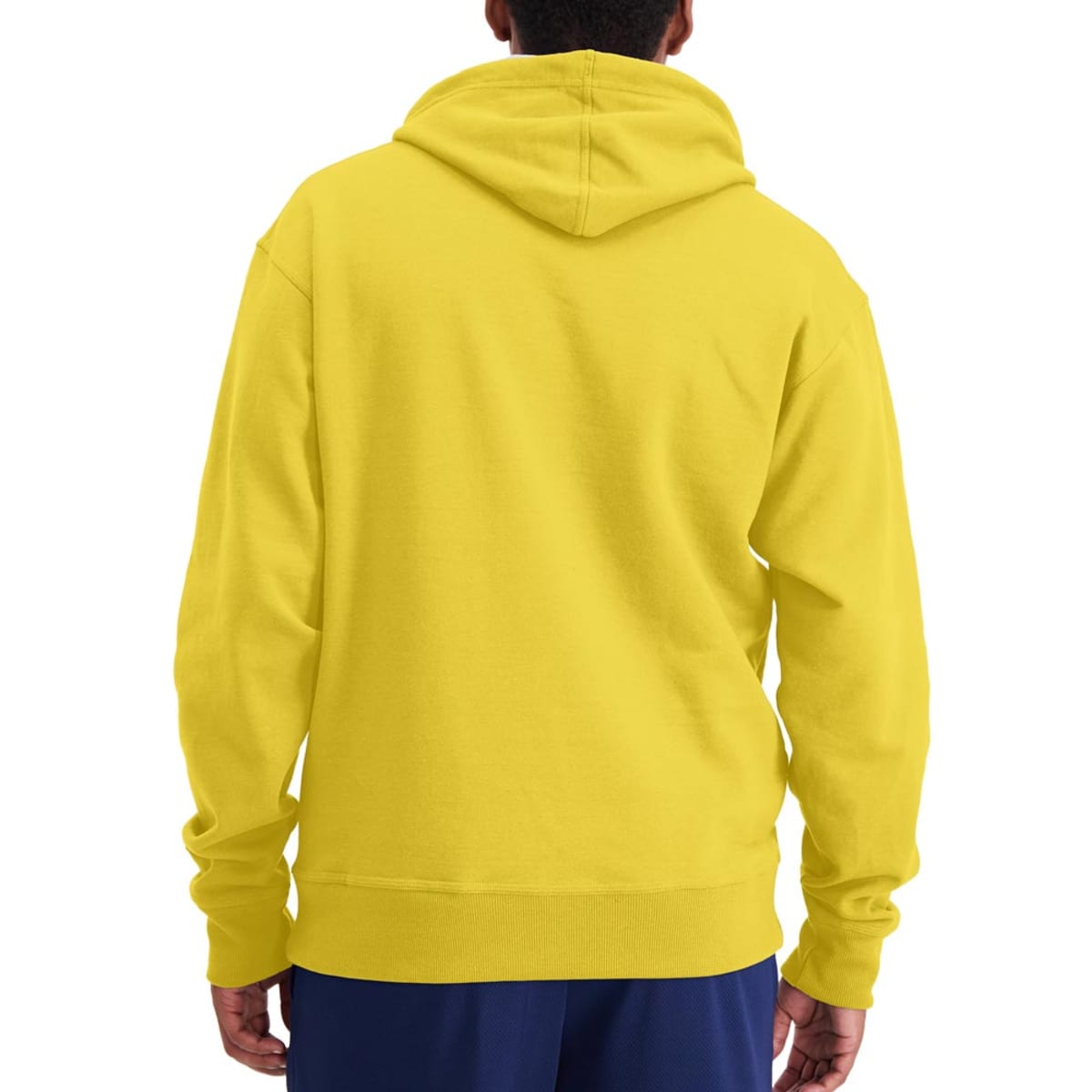 Sudadera Champion para hombre, Powerblend, con capucha, color amarillo, mod. 1058058